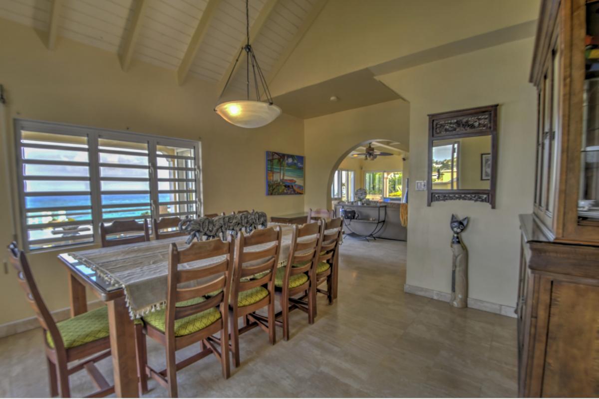 13.Location villa piscine vue mer Oyster Pond Saint Martin_Séjour